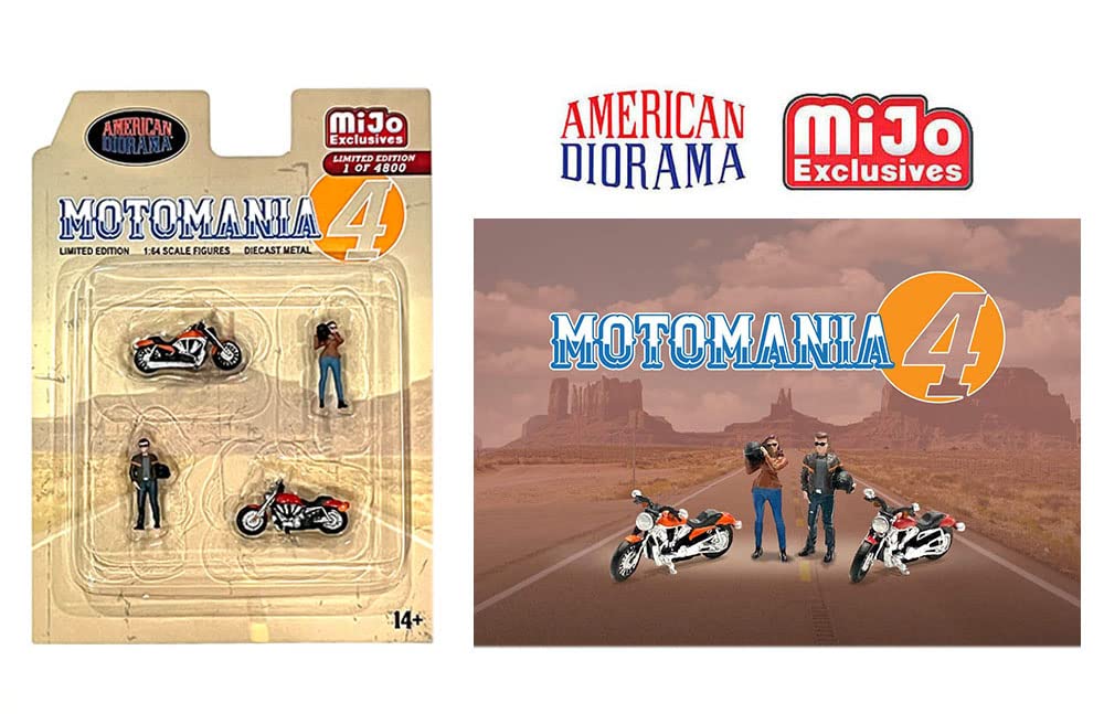 Amazon | アメリカン ジオラマ 1/64 フィギア モトマニア 4
