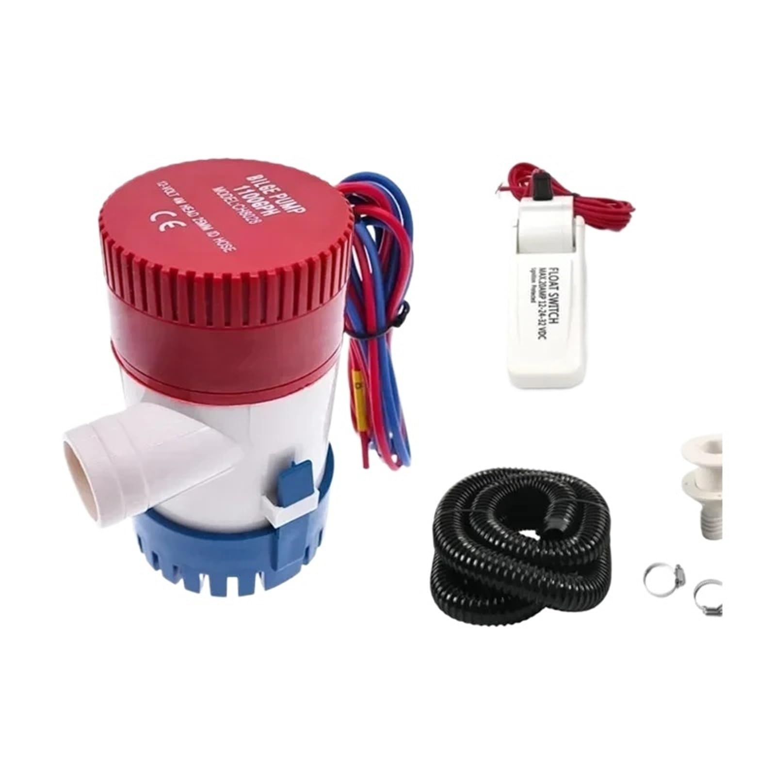 Pompe de cale 24V 1100GPH pour évacuer l'eau stagnante de votre cale