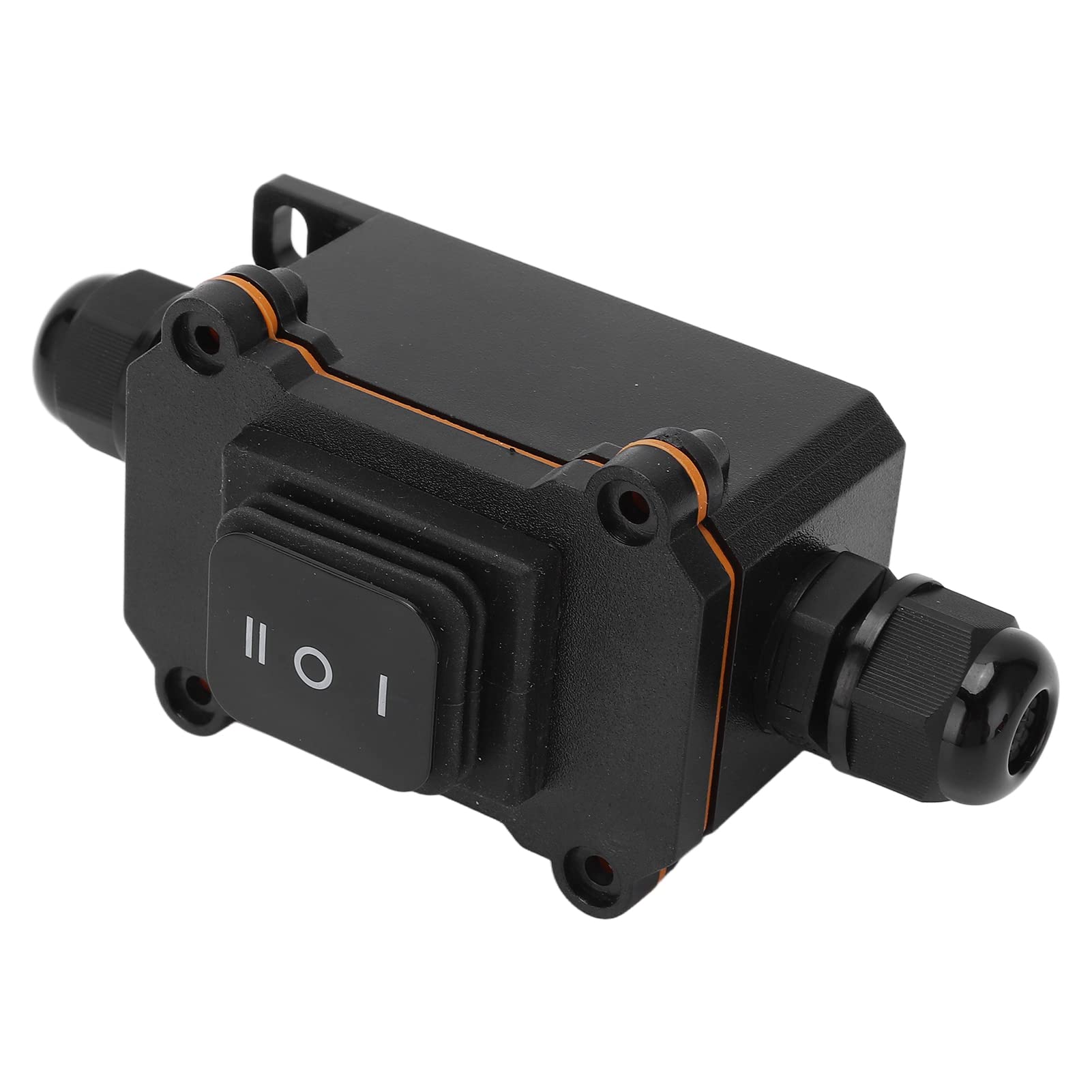 aqxreight Interruttore a Bilanciere, Interruttore a Bilanciere a 3 Posizioni ON/OFF/ON 12V 16A IP68 Impermeabile Universale per Auto, Barca, Nave RV