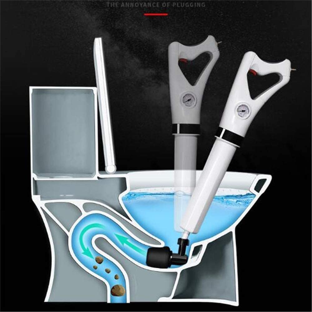 Pistola de drenaje neumática manual, desatascador de aire de alta presión para tuberías de cocina y baño, eficiente eliminador de obstrucciones