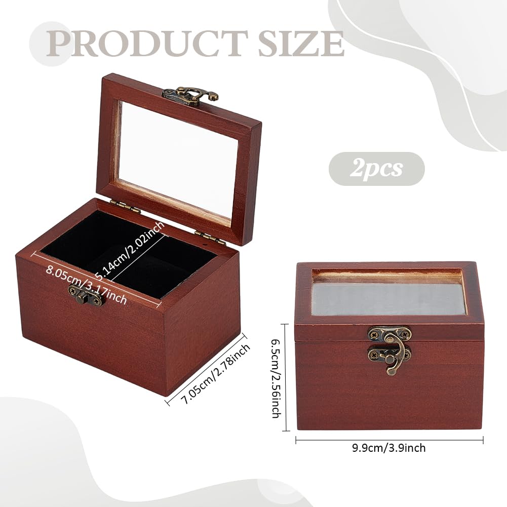 PH PandaHall 2pcs Support De Montre Présentoir Acrylique Transparent Présentoir De Montres Support Bracelet 6.3x3.45x6.2cm Présentoir De Bracelet Pour Hommes Et Femmes Presentoir Montre