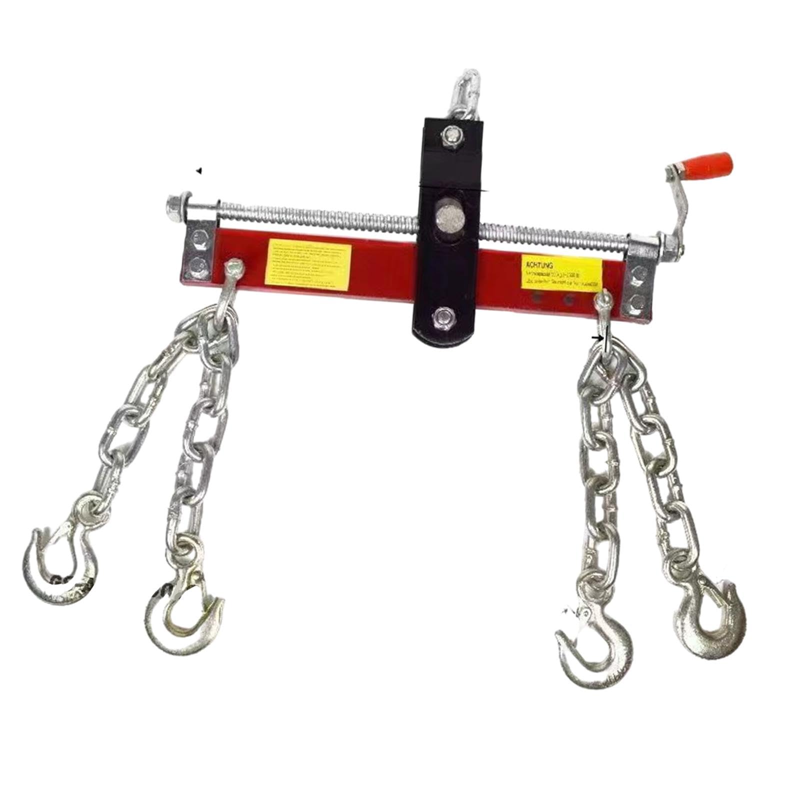 Elevador de Motores, Grúa de Taller, Accesorio para Garaje, Elevador de Tijera con Mango Ajustable