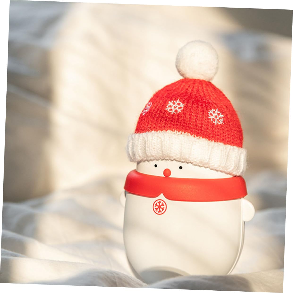 1 PZ Natale Pupazzo di Neve Mano Più Caldo USB Banca di Potere Portatile Carica Tesoro