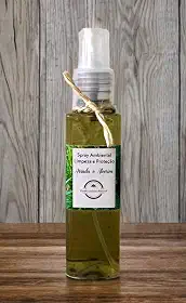 Spray Ambiental de Arruda e Alecrim para Proteção, 120ml