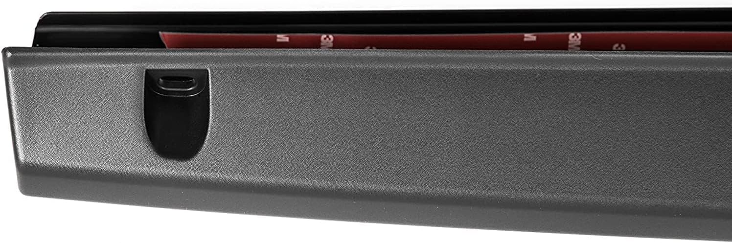 Rear Tailgate Molding Cap Spoiler Replacement Compatible with Dodge RAM 1500 2006-2008, 2500 3500 2007-2009 Tail Gate Protector 55112047AC CH1909102