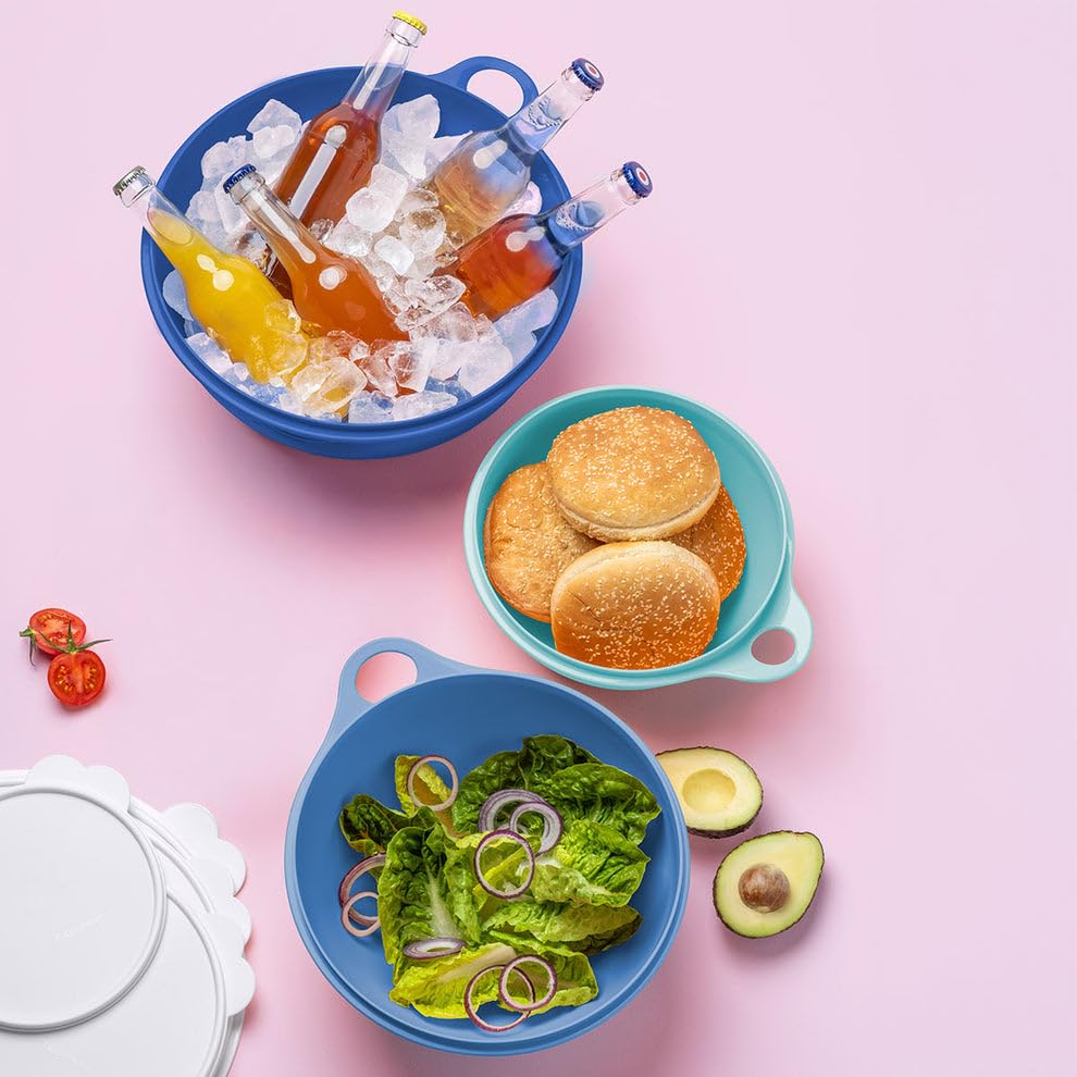 Tupperware Airtight Mixing Bowl Set, 3L/4.5L/7.8L Capacity