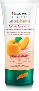 Himalaya Since 1930 Peeling Etkili Hassas Yüz Temizleme Jeli, Kayısı, Aloe Vera, Parabensiz, Tüm Ciltler, 150 ml
