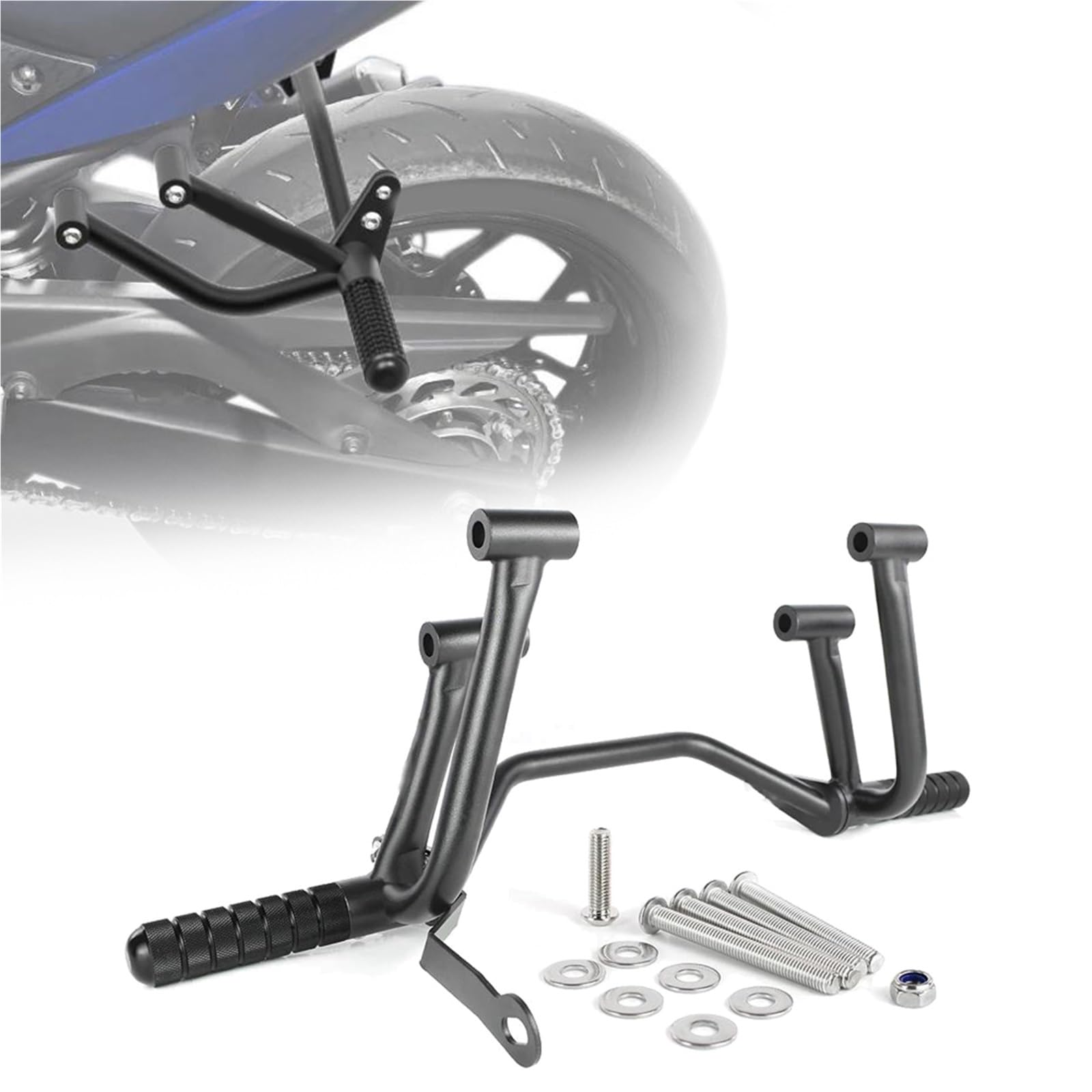 Stunt cage bumper avec repose-pieds pour protéger votre moto lors des entraînements