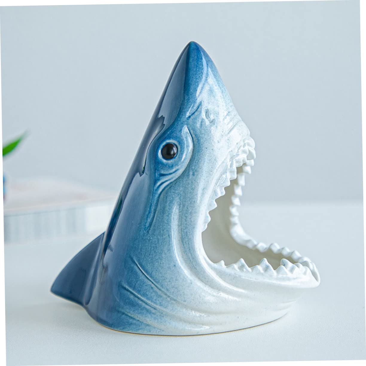 BESPORTBLE 2stücke Kerntyp Keramische Haifigur Für Aquariendekoration Design Für Fischtanks Und Aquarienlandschaften Für Fischliebhaber Und Unterwasserumgebungen