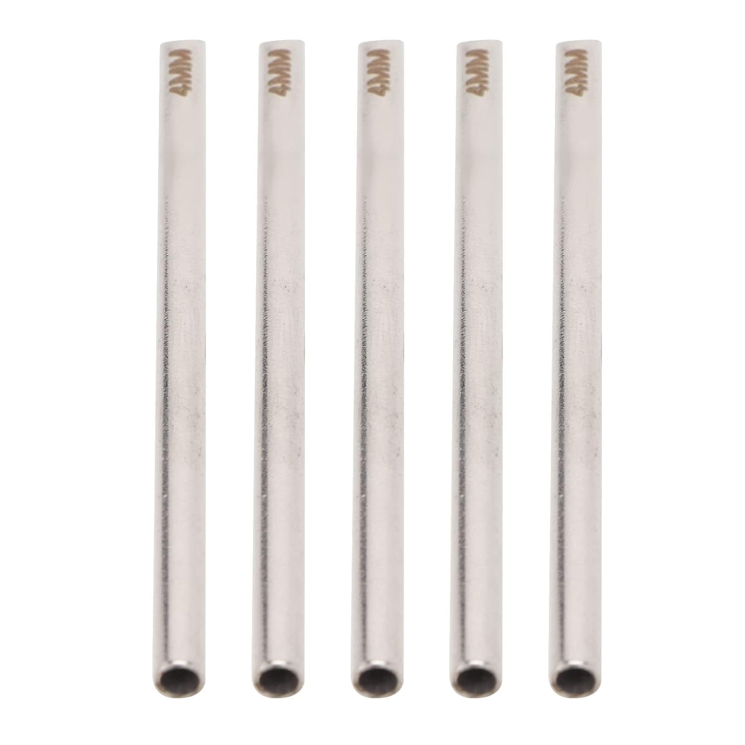 5pcs Piercing Receiver Tube, Stainless Steel Piercing
