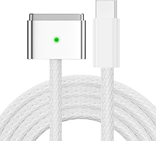 Cable USB C a magnético 3, 140W PD Carga Rápida 2m, Tipo C compatible con cable de carga Mags 3 para MacBook 2024 M3 Pro y Max, MacBook Air 2022 M2, Mac Book Pro 2023 M2 y Max de 14 pulgadas