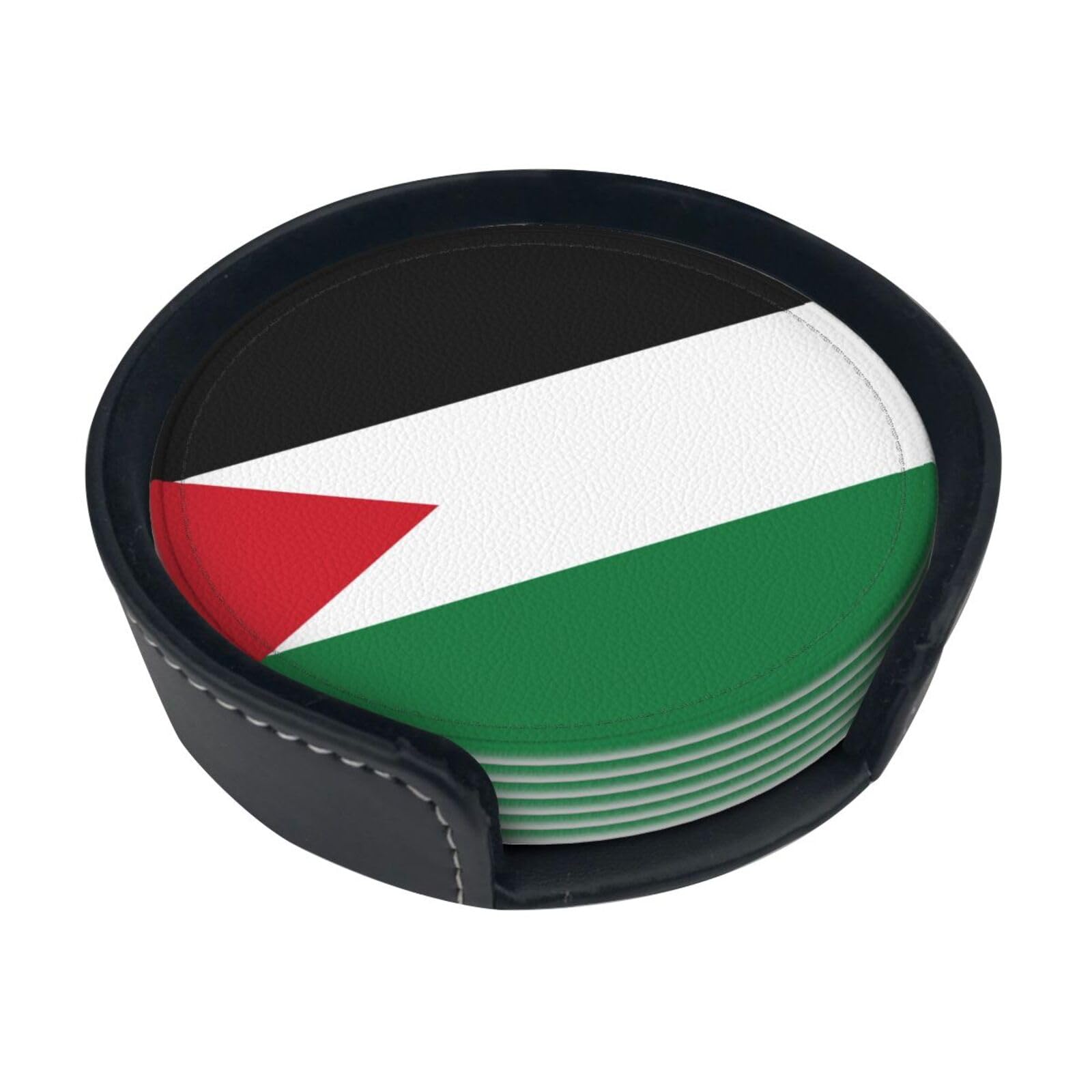 Dessous de verre drapeau Palestine pour décoration salon et table basse