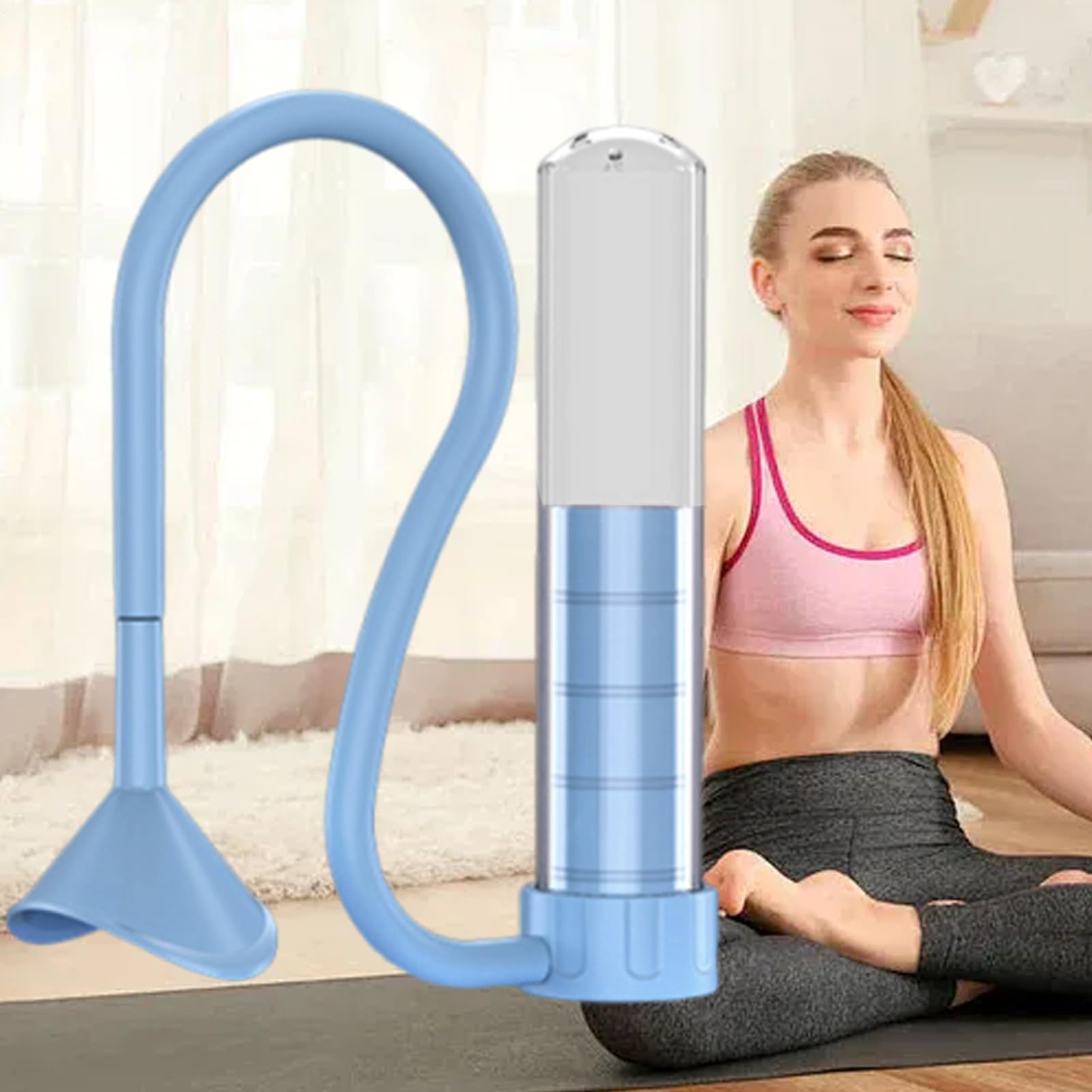 Apparecchio Per Esercizio Respiratorio - Allenatore Di Respiratorio | Esercizio Di Capacità Polmonare | Allenatore Di Miglioramento Polmonare | Attrezzature Per Il Fitness Per La Palestra A Casa