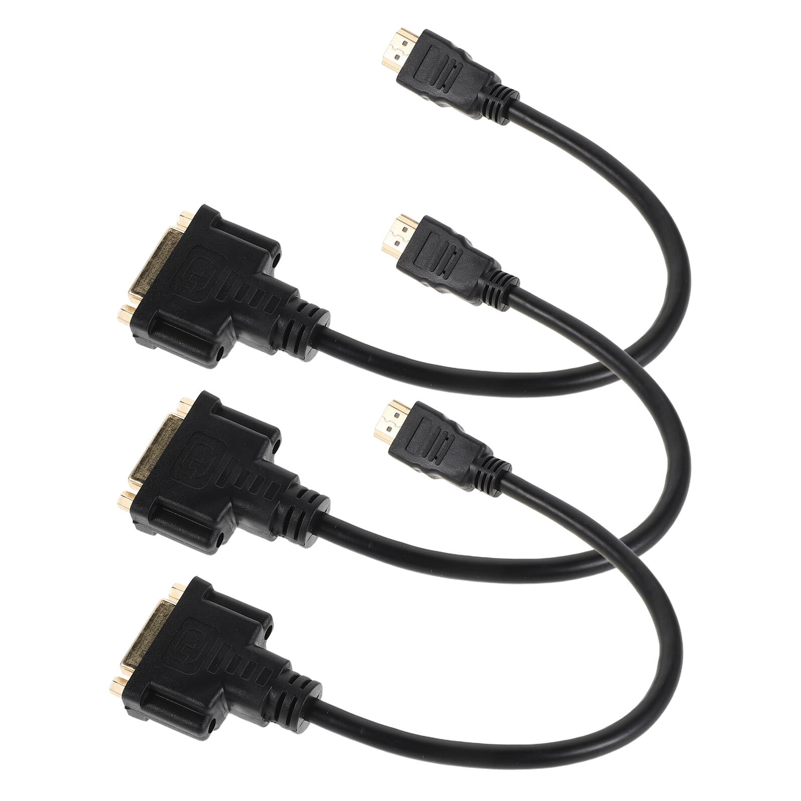 Adaptador de interfaz multimedia de alta definicion con cable convertidor DVI negro 8