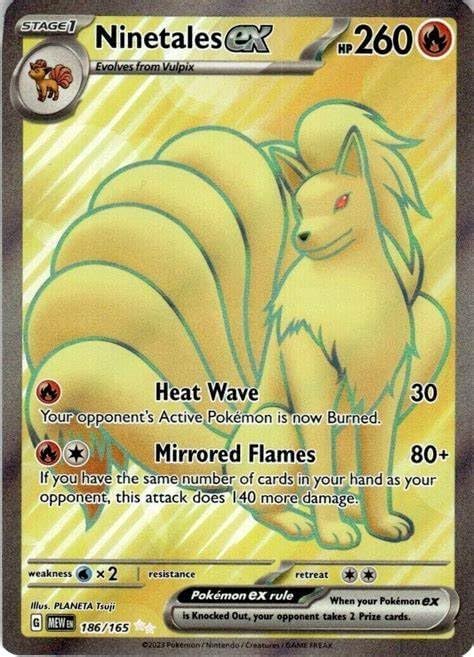 Ninetales Full Art 151 POKEMON - NINETALES EX - 038/165 SV2a