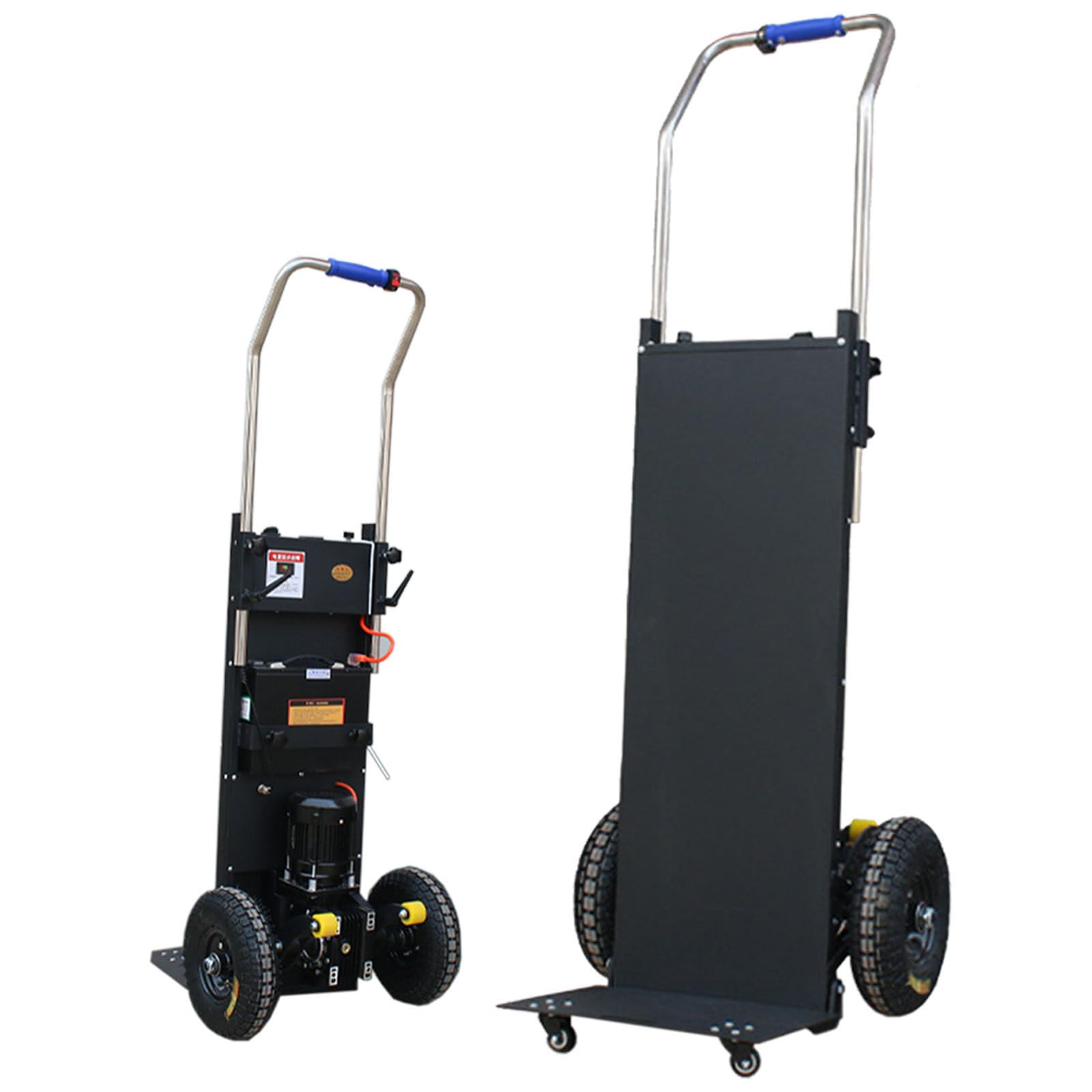 Electric Stair Climbing Forklift, 1500W Electric Lift Cart, 880LB Capacity Easily Handles Heavy Loads for Climbing and Downstairs