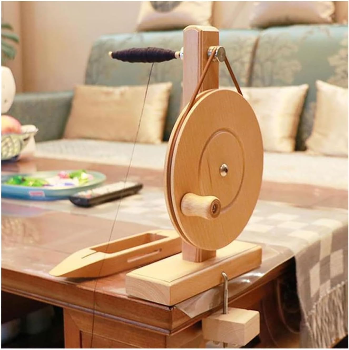 Wooden Hand Winding Machine, Knitting Yarn Spinner, Yarn Ball Winder, Equipment, for Spinning Wool, Cotton, Silk, Wool Thread