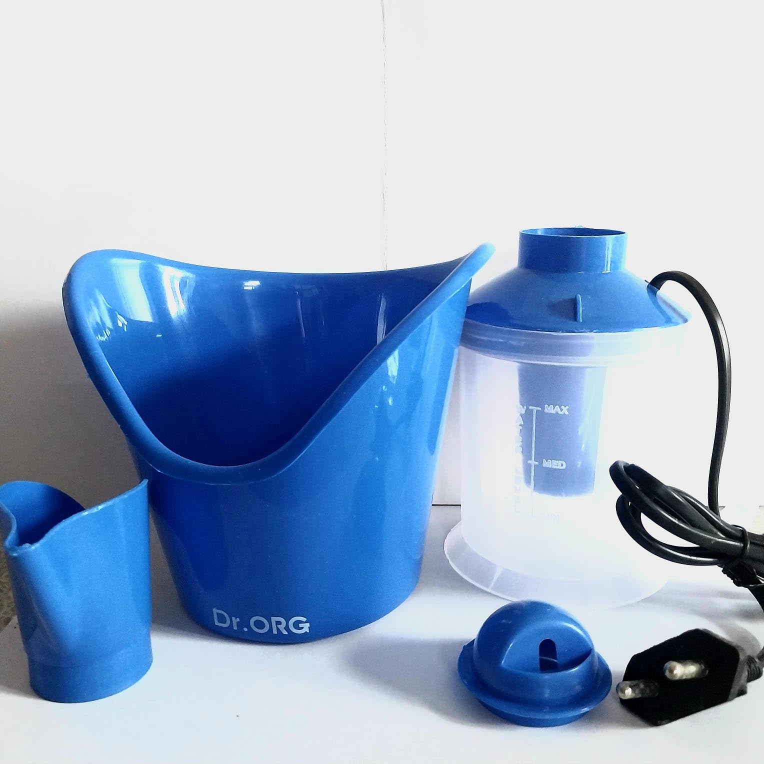 3 In 1 Steam Vaporizer, Nose Steamer, Cough Steamer, Nozzle Inhaler & Nose vaporizer machine for cold and cough (Blue)-image-40