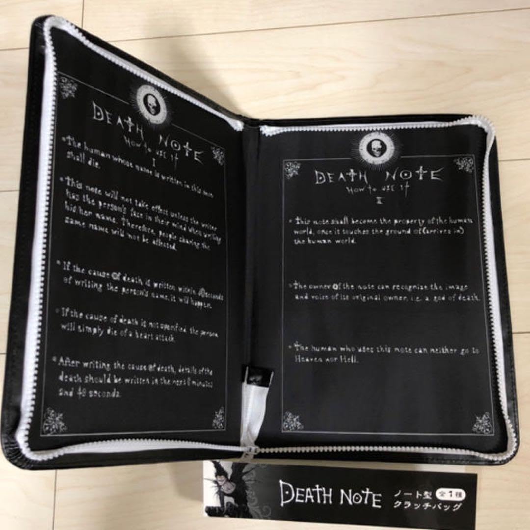 DEATH NOTE ノート型クラッチバッグ Amazon.co.jp: DEATH NOTE ノート型クラッチバッグ デスノート