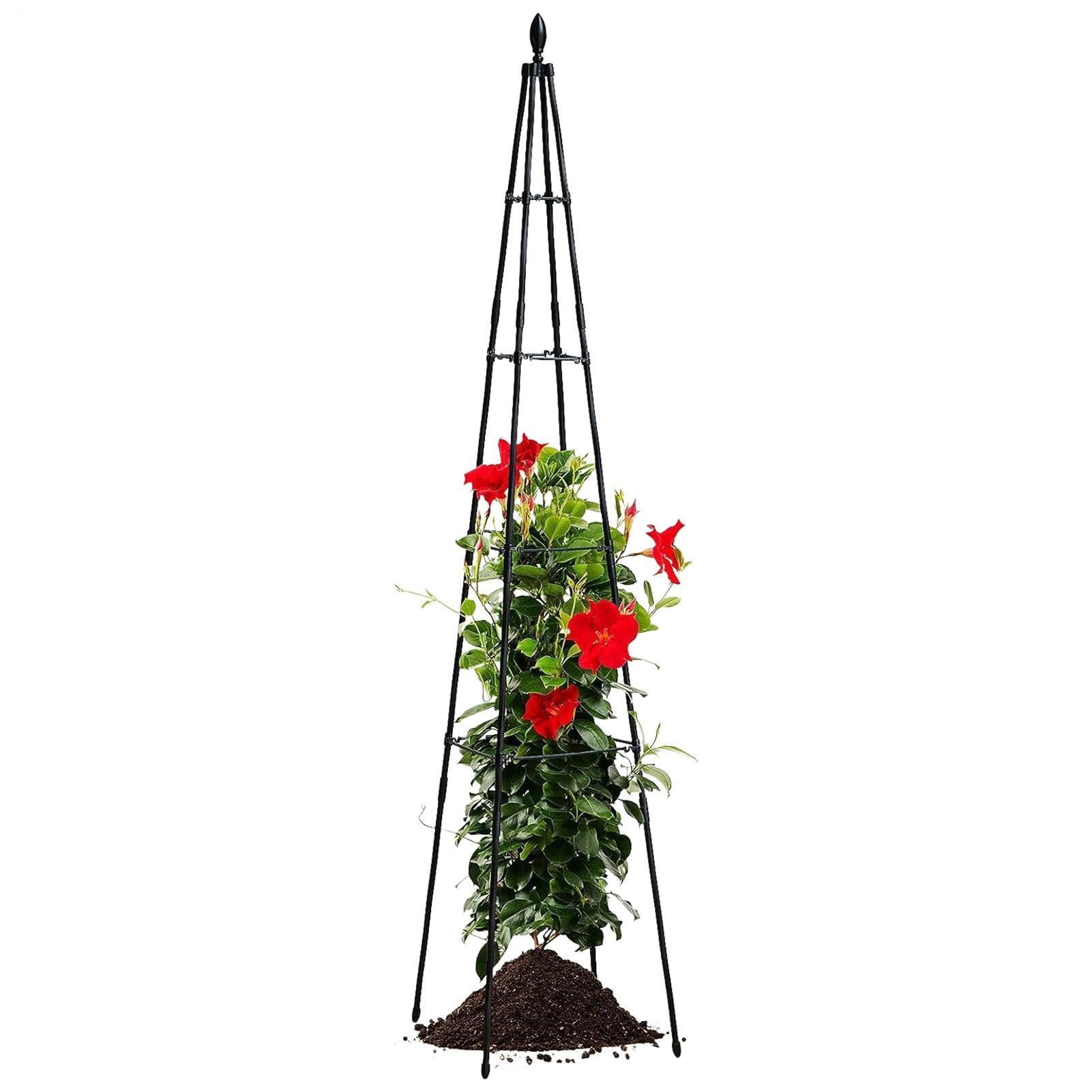 Enrejado de jardín para vides de verduras y soporte de flores exterior