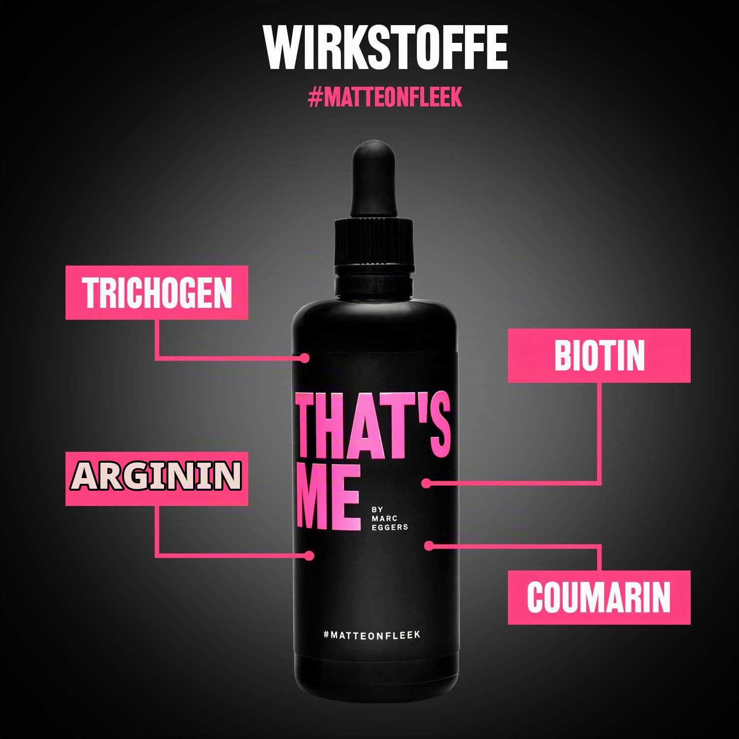 THAT’S ME Haarwuchsmittel Serum (100ml) gegen Haarausfall für besseren Haarwuchs – klinisch getestet & in Deutschland hergestellt – Haar Wachstumsbeschleuniger zur Unterstützung der Haarerneuerung