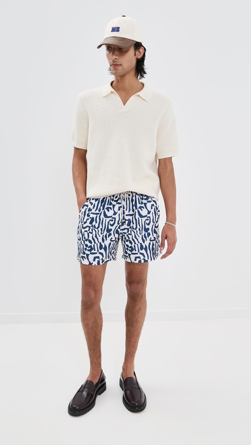 OAS Men's Marbling Swim Shorts 5" - Image 5