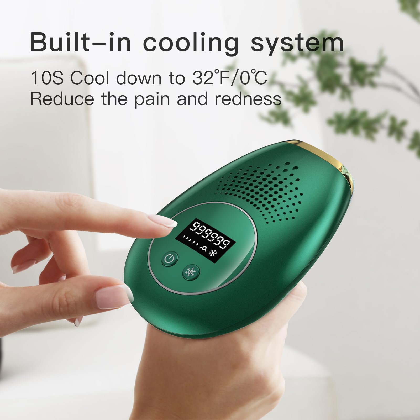 Amazon.com: IPL Hair Removal Device, Ice Cooling Permanent