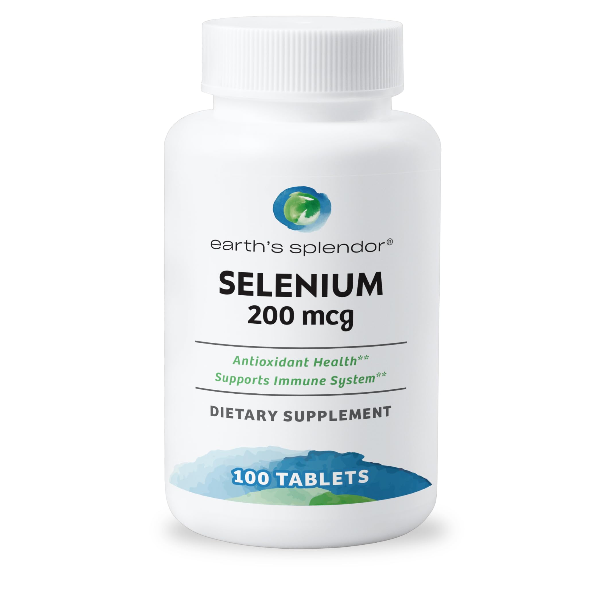 Selenium 200mcg Antioxidant Immune Support 100 Tablets Selenium (Yeast)