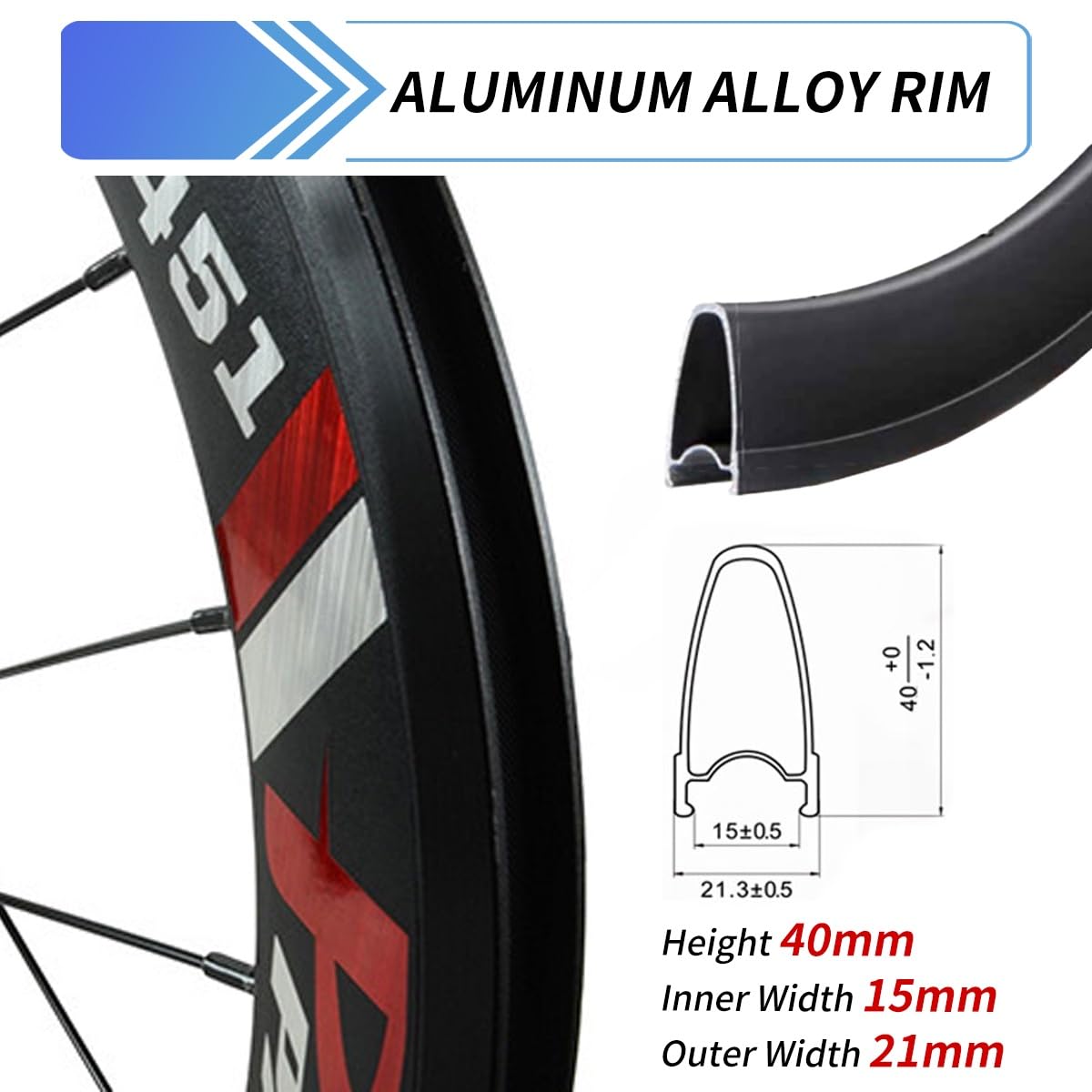 Juego Ruedas Bicicleta Plegable 20 Pulgadas 451 Freno C/V QR 9*100/10*130mm