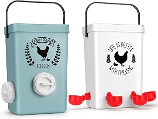 Tgeyd No-Waste Chicken Feeder Waterer Set vs NUGRIART Portable Chicken Coop: Which Should You Buy?