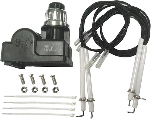 BSARTE Kit de encendido de parrilla para parrilla Blackstone de 36 pulgadas con 4 electrodos, kit de bujía de repuesto para encendedor de batería