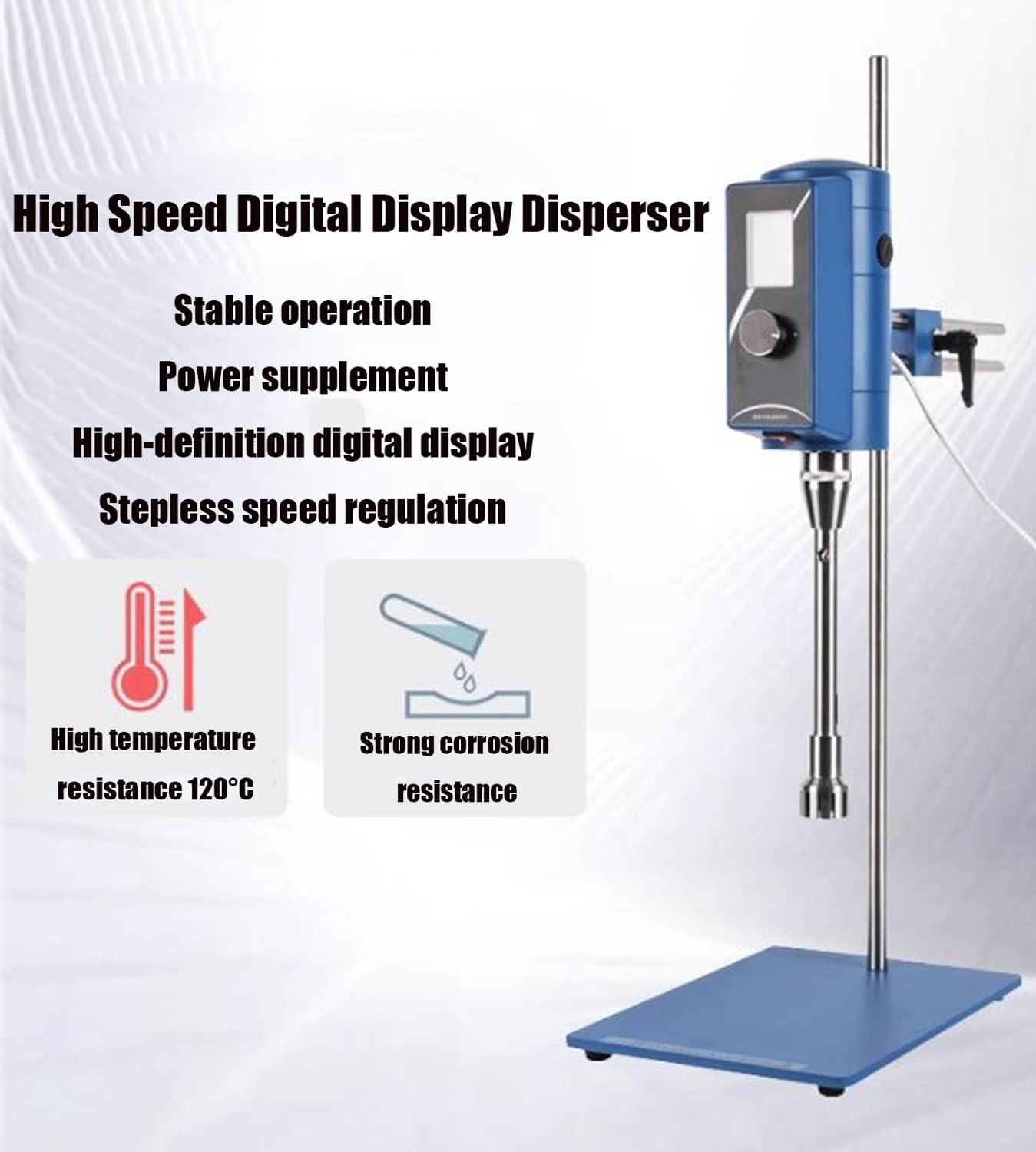High-Speed-Homogenisator Digital-Display-Emulgator, Labor-Hochschermischer für Kosmetik und Körperpflege, 28F