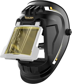 TOOLIOM Flip Front Welding Helmet Welding Mask with Flip Up Lens Welding Hood Shade-10 Welder Helmet for Stick MIG TIG