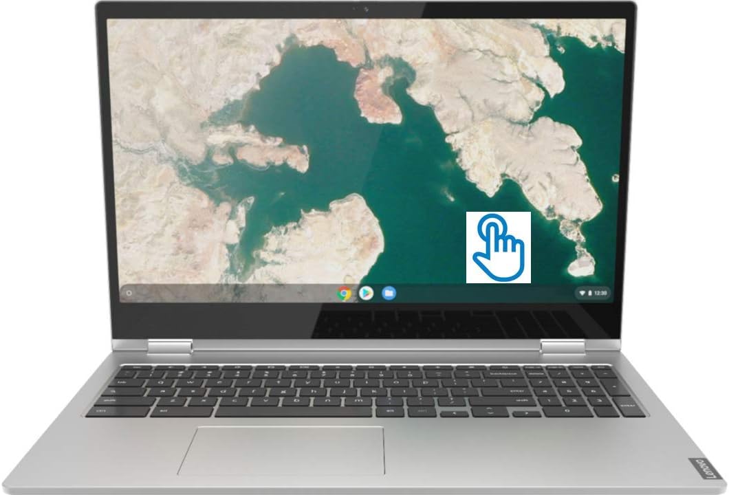 Lenovo C340 15.6" FHD LED-Backlit Touch-Screen 2-in-1 Chromebook, Intel Pentium Gold 4417U, 4GB Memory, 64GB eMMC Flash Memory, Wireless-AC, Bluetooth, USB 3.1 Type C, Webcam, Media Reader, Chrome OS