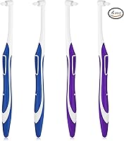 Vista 9 de Cepillo de dientes copetudo, 4 unidades, cepillo de dientes interespacial, cepillo de dientes cónico de extremo Tuft, cepillos interdentales