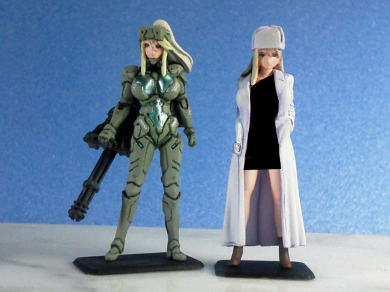 Figurine en résine 1/35 support de fille pour vos diaporamas