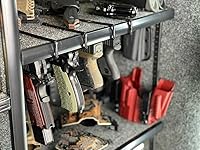 Vista 2 de 10 soportes para pistolas, estante seguro para pistolas o apilar en el gabinete de armas, accesorio seguro para armas, organizador de pistolas