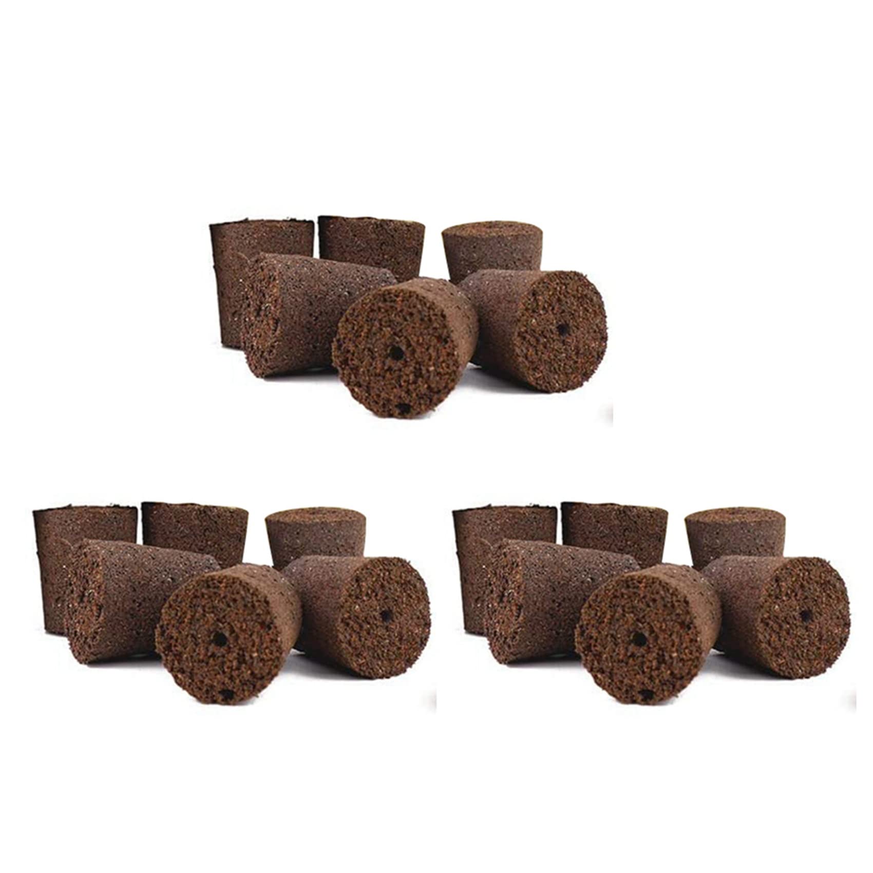Jnchdghwa Brown 48X Plant Grow Sponges For Garden Hydroponic Indoor Garden Smart Sponge With Nutrients, Replacement Grow Pod