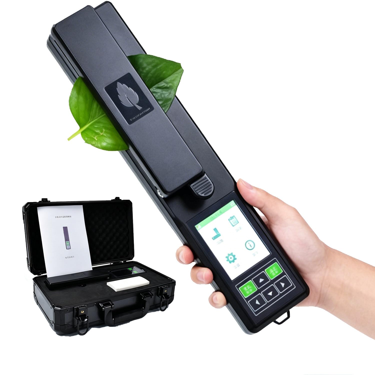 CelyToe Outdoor GPS Leaf Area Meter Handheld Non-Destructive Live Leaf Measurement Device for Ecological Survey Agricultural Research and Forestry Management 110V
