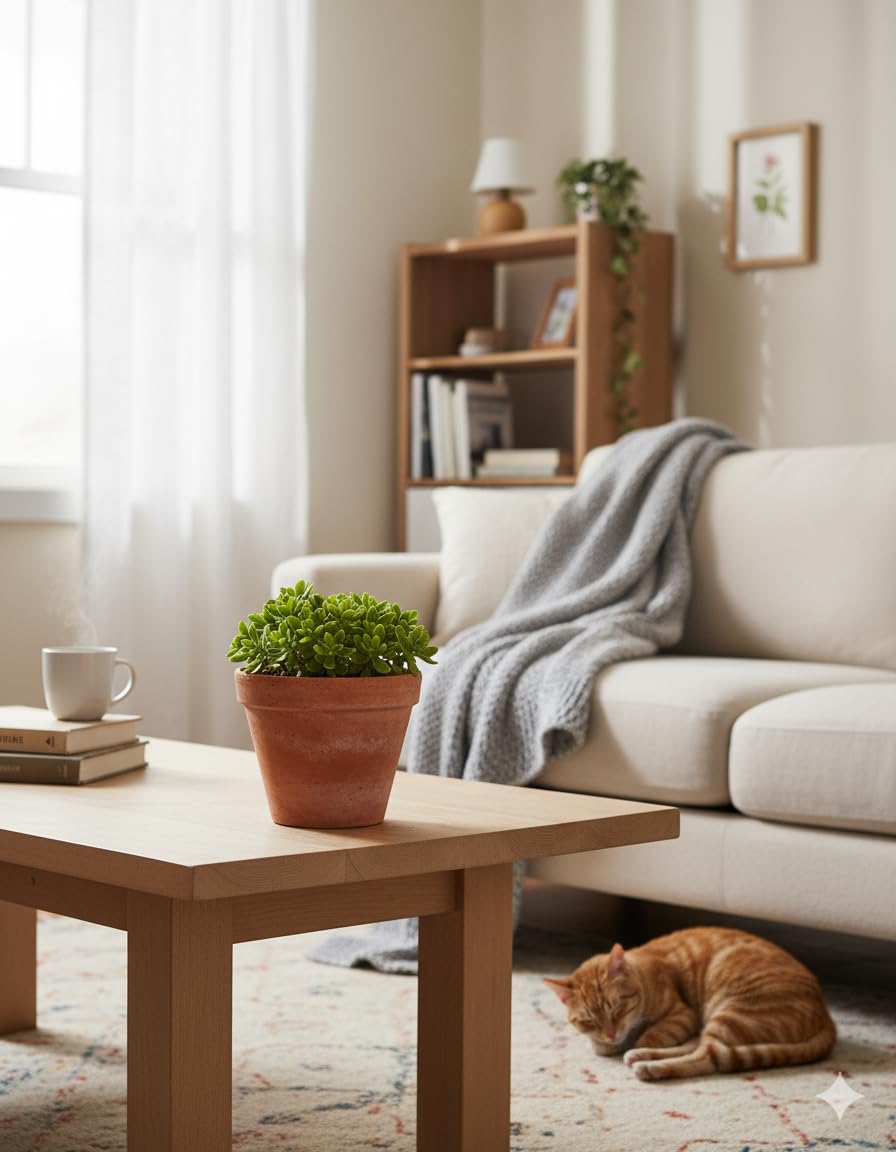 Vandas Sedum Palmeri – Pianta Succulenta Sempreverde con Fioritura Gialla | Vaso Diametro 24 cm | Altezza 38 cm | Facile da Coltivare | Made in Italy