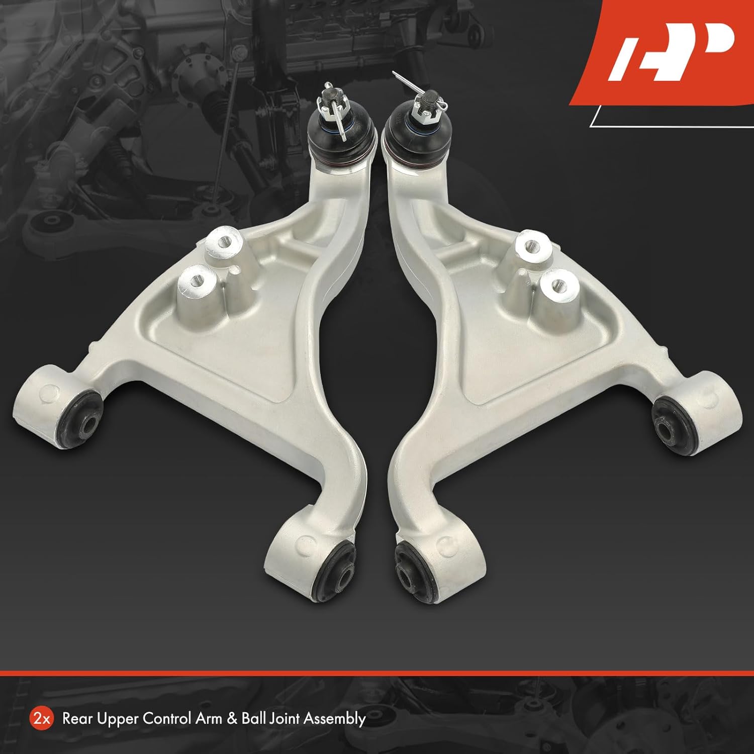 A-Premium 2 x Rear Upper Control Arm with Ball Joint & Bushing, Compatible with Nissan Murano 2003 2004 2005 2006 2007