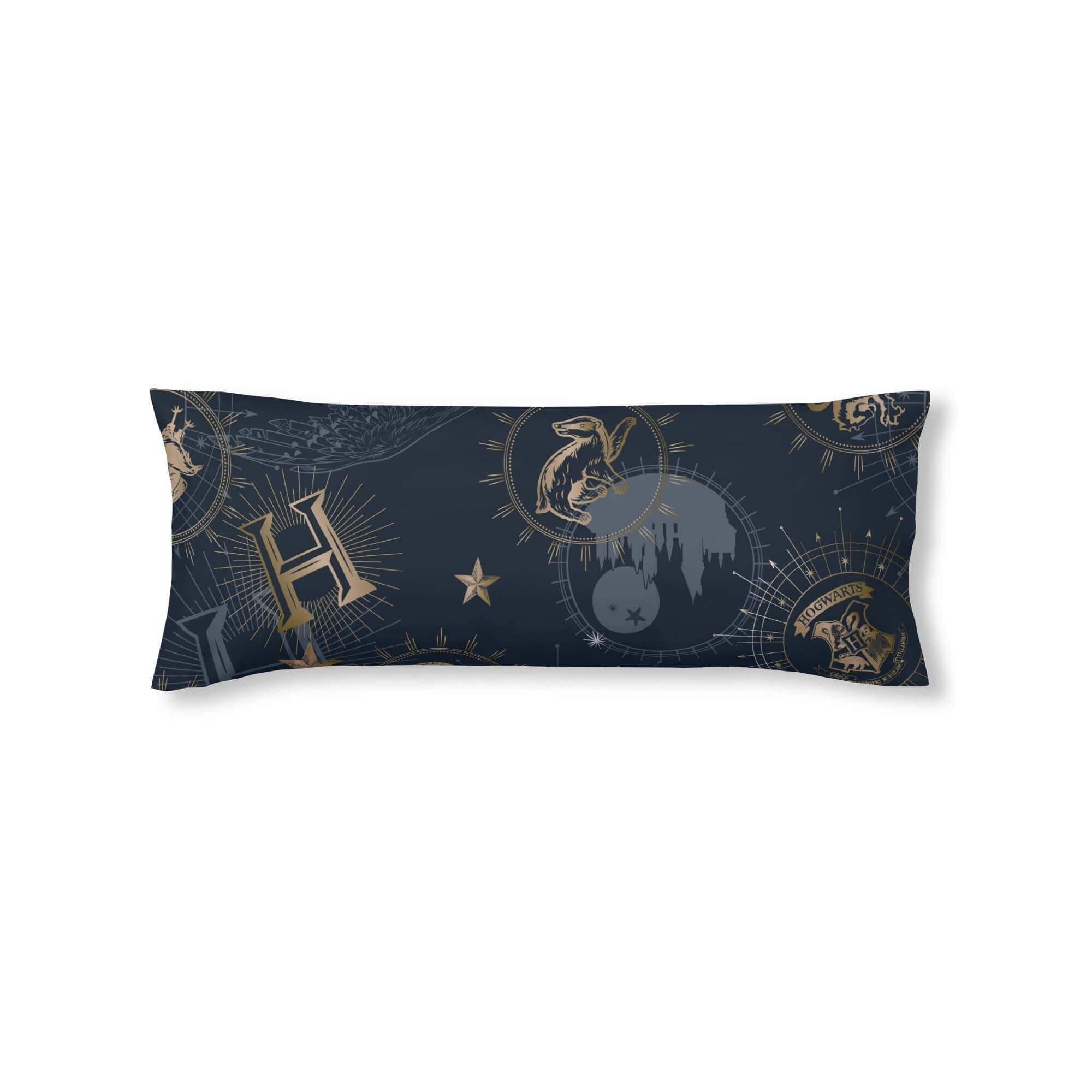 BELUM | Funda de Almohada 100% algodón Hpotter Gold Cama de 90 cm, Funda de Almohada Suave, Funda de Almohada de Varios tamaños