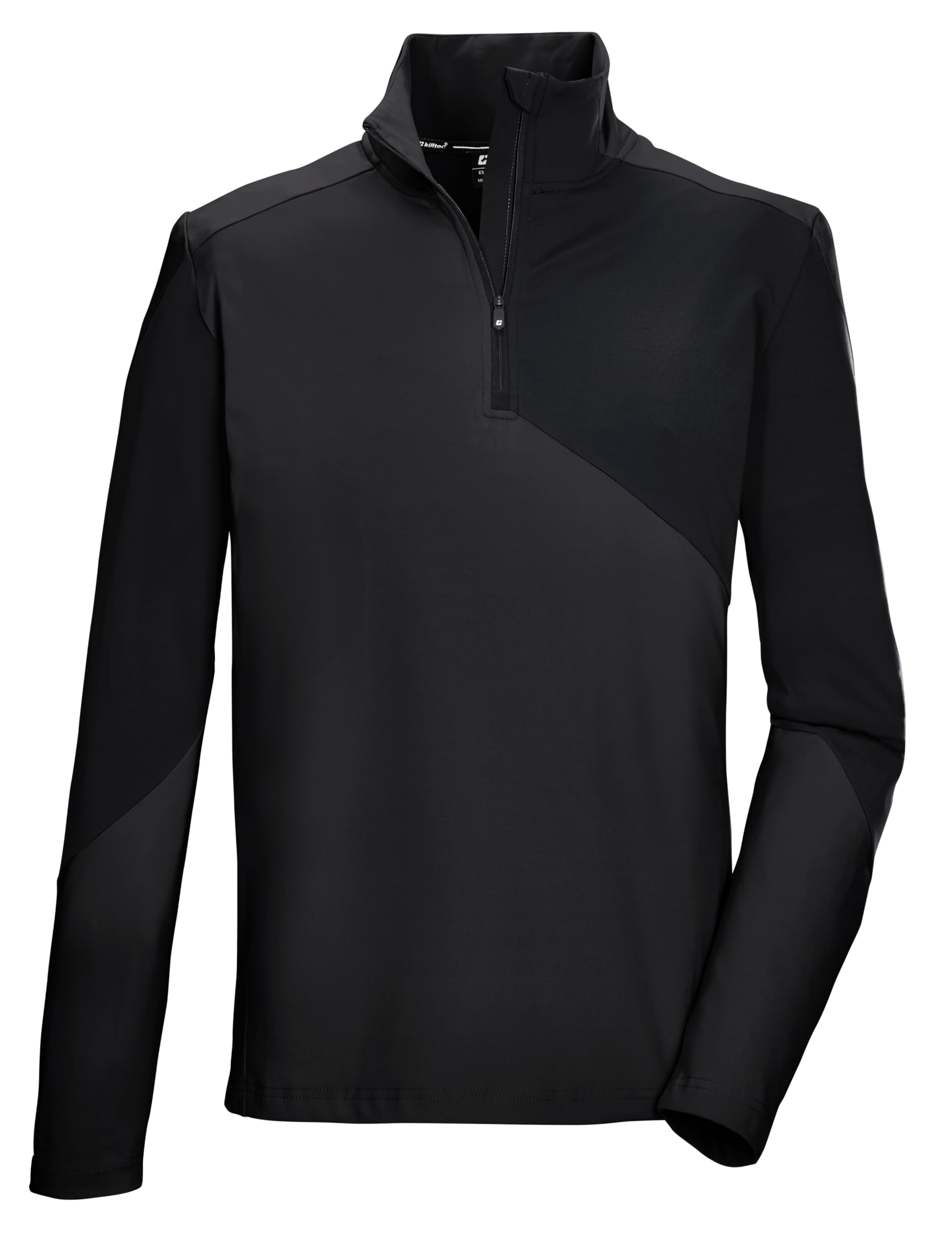 Killtec Herren Ksw 59 Mn Flx Shrt Funktionsshirt/Fleeceshirt mit Stehkragen und Reißverschluss