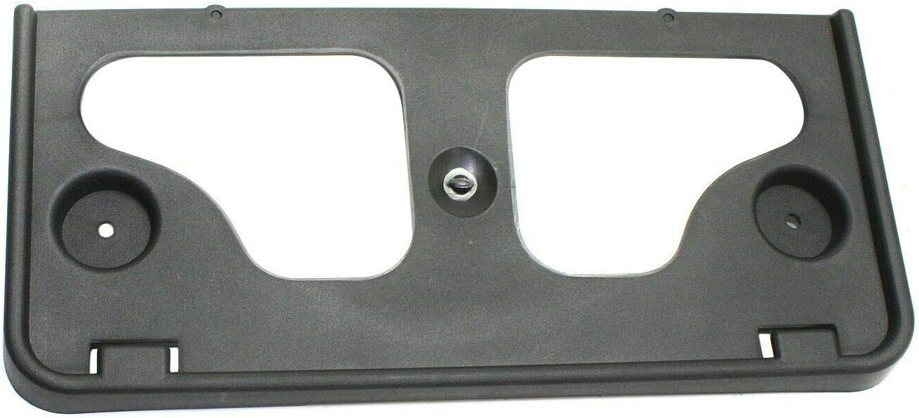 DAT AUTO PARTS Front Bumper Cover License Plate Frame Tag Mounting Bracket Holder Replacement for 2013-2019 Ford Taurus Icluding SHO Models Black Textured Made of Plastic FO1068150 DG1Z17A385AA