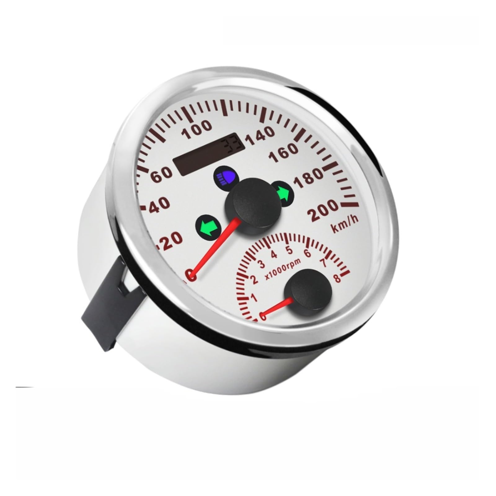 Amazon.co.jp: デジタルタコメーター 85 ミリメートル 0-200km/h