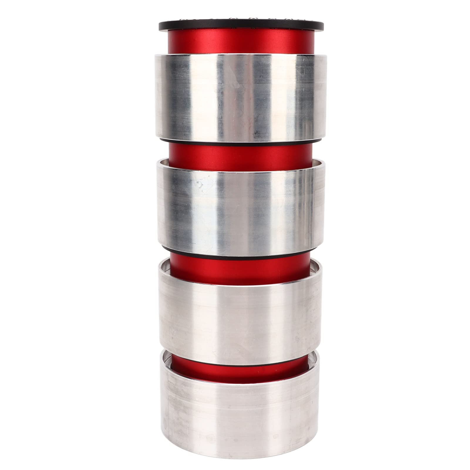 Jantes de roue pour voiture RC, lot de 4 pièces : jantes de rechange en alliage d’aluminium pour voitures RC SCX6 1/6, jantes légères et durables de 2,9 pouces offrant un excellent (Rouge)