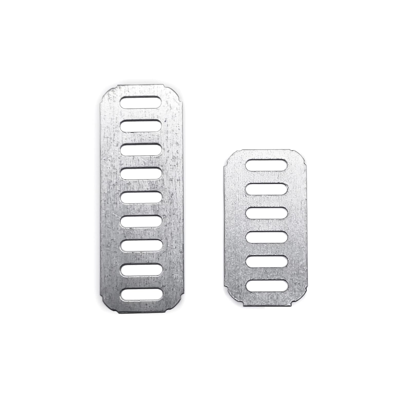 Micoshop Nickle 50 Pcs Washer Sheet For Nailhead Purse Handbag Feet Magnetic Snap Case Catch Tuck Lock 9 Hole