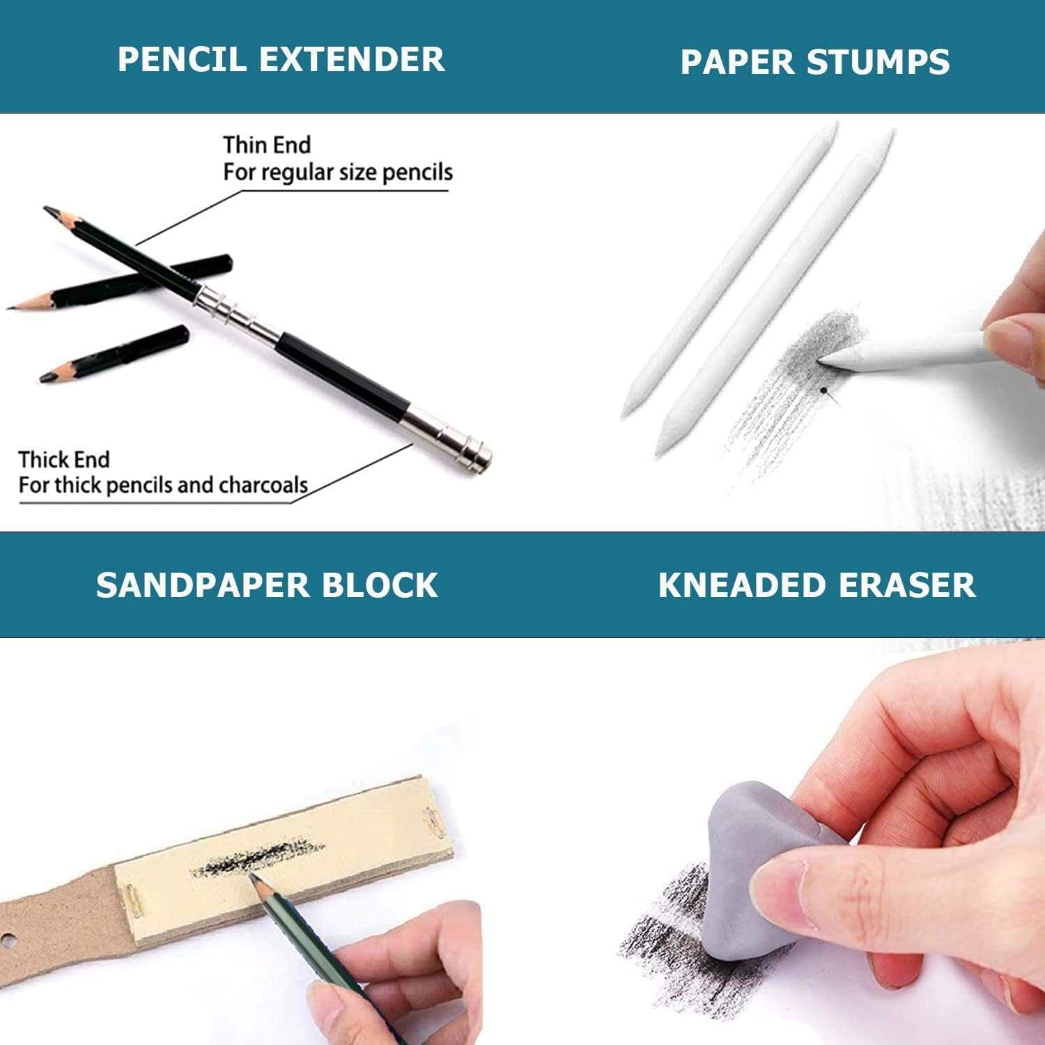 LUOSHI Art Kit: Professional Drawing Supplies for Artists -5 LUOSHI Art Kit: Professional Drawing Supplies for Artists -5