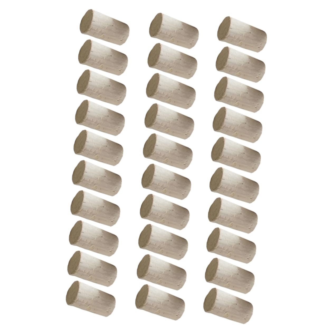 SHOWERORO Juego De 3 Tapones De Corcho para Vino para Sellar Botellas Herméticos Y para Conservar El Vino (30 Unidades)