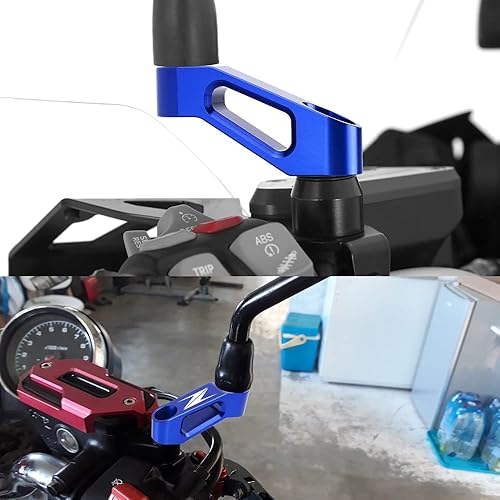 Vista 28 de Para Z250 Z300 Z400 Z650 Z750 Z800 Z900 Z1000 Zh2 cualquier año Motocicleta Retrovisor Elevadores z 1000 900 800 750 650 400 300 250 Accesorios